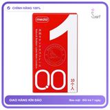 (Che Tên) Bao cao su Meolo 001 đỏ gai, cảm giác mới lạ, nhỏ gọn, tiện lợi Giao Nhanh Toàn Quốc