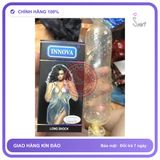(Che Tên) Bao cao su Innova Đen,Vàng hỗ trợ kéo dài thời gian hộp 12 cái Cao Cấp Bảo Đảm