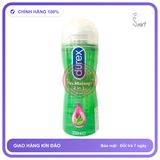 (Che Tên) Gel bô.i tron Durex Play Massage 2in1 - Gốc Nước - Hương Nha Đam Hộp Trắng Kín
