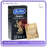 (Che Tên) Bao Cao Su Durex Kingtex Cỡ Nhỏ 49MM Chính Hãng 12c Hỗ Trợ 24/7