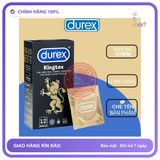 (Che Tên) Bao Cao Su Durex Kingtex Cỡ Nhỏ 49MM Chính Hãng 12c Hỗ Trợ 24/7