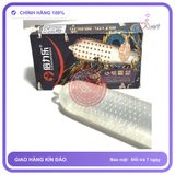 (Che Tên) Bao Cao Su Gai Tăng Cảm Giác HBM - Hộp 10 Chiếc Bảo Mật Tuyệt Đối