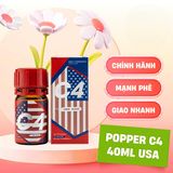 Popper mỹ 40ml ,tác dụng kích thích hưng phấn cực mạnh,phê lâu kéo dài, phê tới não 
