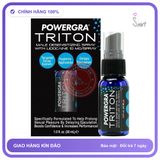 (Che Tên) Xịt cao cấp kéo dài thời gian Powergra Triton - USA - Hàng Mới Về