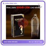 (Che Tên) Bcs Chống Xuất Tinh Sớm Có Gai Power Men Strawberry Bảo Mật Tuyệt Đối