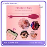 (Che Tên) Trứng Rung Điều Khiển Bằng Remote/APP Giao Nhanh Toàn Quốc