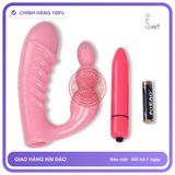 (Che Tên) Plug Rung Kích Thích Điểm G 2 Đầu Hộp Trắng Kín