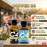 Combo 2 chai Popper 30ml USA,Chính Hãng Cực Mạnh, Hít Xong Phê Liền, Che Tên 