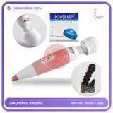 (Che Tên) Baoc cao su powermen tặng chày rung AV massage cơ thể Giao Nhanh Toàn Quốc