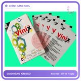 (Che Tên) Tem ngậm Vinix hỗ trợ nam giới hộp 10 tem Cao Cấp Bảo Đảm