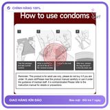 (Che Tên) Bao Cao Su GJG Size Lớn XXL Cao Cấp Bảo Đảm