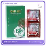 (Che Tên) Bcs Size Lớn 55mm Siêu Mỏng Power Men Comfortable Longer Hỗ Trợ 24/7
