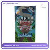 (Che Tên) Bao cao su Sagami Spearmint Hương Bạc Hà Mát Lạnh - Snapshop