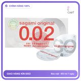 (Che Tên) Bao cao su siêu mỏng Sagami Original 0.02 Hỗ Trợ 24/7