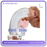 (Che Tên) Dương vật trong suốt SUPPER COCK dương vật gắn tường Hộp Trắng Kín