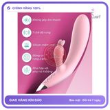 (Che Tên) Máy massage cầm tay cho nữ Leten Rabbit Moe - 7 chế độ rung Hỗ Trợ 24/7