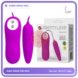 (Che Tên) Trứng Rung Tình Yêu Giá Rẻ Pretty Love Harriet Kèm Gel Gói Jex Chuẩn Auth