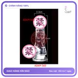 (Che Tên) Dương vật giả silicon y tế cao cấp hít sàn massage, size 13x2,3cm Cao Cấp Bảo Đảm
