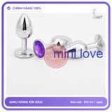 (Che Tên) Phích cắm hậu môn inox đính đá cao cấp,dụng cụ mở rộng hậu môn - Snapshop