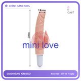 (Che Tên) Dương vật giả cầm tay màu da silicon cao cấp,dương vật giả rung 1 chế độ rung mạnh Cao Cấp Bảo Đảm
