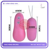 (Che Tên) Trứng rung tình yêu không dây giật nắc điểm G,Trứng rung tình yêu cao cấp không dây Wireless Hộp Trắng Kín