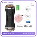 (Che Tên) Cốc Hỗ Trợ Cho Nam Giảm Stress Sillicone Mềm 2 Chiều Chuẩn Auth