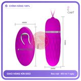 (Che Tên) Trứng rung giá rẻ điều khiển remote Pretty Love Dawn Cao Cấp Bảo Đảm