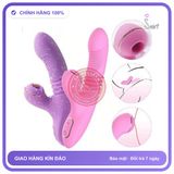 (Che Tên) Máy Massager dương vật giả hút và tỏa nhiệt cao cấp sạc điện Chuẩn Auth