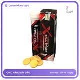 (Che Tên) Viên Sủi Xtra Man chính hãng có tem chống hàng giả,Hỗ Trợ Tăng Cường Sinh Lý Nam Giới mua 2 tặng 1 Chuẩn Auth
