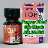 Chai Hít Popper 10ml Cho Top, Chống Xìu , Giúp Cương Cứng, Kéo Dài Thời Gian Quan Hệ, Hít là phê liền 