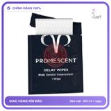 (Che Tên) Khăn lau kéo dài thời gian quan hệ Promescent Wipes - USA - Hàng Mới Về