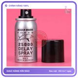 (Che Tên) Xịt kéo dài thời gian quan hệ cho nam Đức Deadly Shark 25000 – Kéo Dài Thời Gian Hộp Trắng Kín
