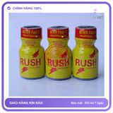 (Che Tên) Chai hít hỗ trợ tăng khoái cảm Popper Rush Original Yellow lọ 10 ml,logo nắp Hỗ Trợ 24/7