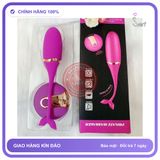 (Che Tên) Trứng Rung Cá He.o 10 Chế Độ Điều Khiển Từ Xa,trứng rung tình yêu Hộp Trắng Kín