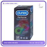 (Che Tên) Bao Cao Su Durex Performa Kéo Dài Thời Gian - Chính Hãng Chuẩn Auth