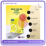 (Che Tên) (Snapshop) Bao Cao Su Siêu Mỏng CARE 22 Nipis Hương Nước Hoa Chính Hãng Bảo Mật Tuyệt Đối
