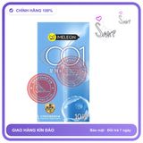 (Che Tên) (Snapshop) Bao cao su Meleon 001 Thin And Moist - Mỏng và ẩm - Hộp 10 cái Chính Hãng Giao Nhanh Toàn Quốc