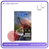 (Che Tên) (Snapshop) Bao cao su Shell Dino Apato - Hộp 1 vòng 12 bi lớn + 1 bao Shell Performax (Hộp 2 cái) Chính Hãng - Snapshop