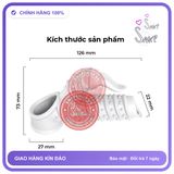 (Che Tên) (Snapshop) Bao cao su đôn dên Shelly Play Slink Plus hở quy đầu Chính Hãng Hộp Trắng Kín