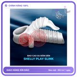 (Che Tên) (Snapshop) Bao cao su đôn dên Shelly Play Slink Plus hở quy đầu Chính Hãng Hộp Trắng Kín