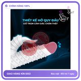 (Che Tên) (Snapshop) Bao cao su đôn dên Shelly Play Slink Plus hở quy đầu Chính Hãng Hộp Trắng Kín