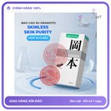 (Che Tên) (Snapshop) Bao cao su Okamoto Skinless Skin Purity - Không mùi, tinh khiết, mềm mại - Hộp 10 cái Chính Hãng 767305 Giao Nhanh Toàn Quốc