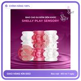 (Che Tên) (Snapshop) Bao cao su đôn dên khúc Shelly Play Sensory (Giao ngẫu nhiên) Chính Hãng Hộp Trắng Kín