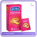 (Che Tên) Bao Cao Su Durex Pleasuremax Hộp 12 Cái - Snapshop