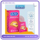 (Che Tên) Bao Cao Su Durex Pleasuremax Hộp 12 Cái - Snapshop