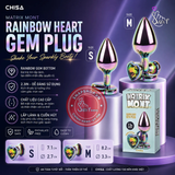 (Snapshop) Phích Cắm Hậu Môn Maxtrix Mont Rainbow Heart Gem Plug Chính Hãng