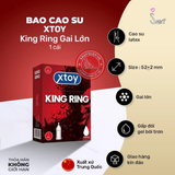 (Snapshop) Bao Cao Su Xtoy King Ring Gai Lớn Hương Dâu Chính Hãng