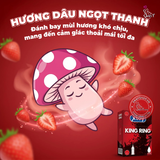 (Snapshop) Bao Cao Su Xtoy King Ring Gai Lớn Hương Dâu Chính Hãng
