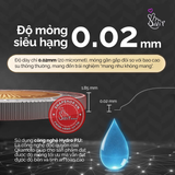 (Snapshop) Bao Cao Su Size Lớn 56mm Siêu Mỏng Okamoto 0.02 PU Chĩnh Hãng Mỹ Chính Hãng