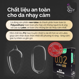 (Snapshop) Bao Cao Su Size Lớn 56mm Siêu Mỏng Okamoto 0.02 PU Chĩnh Hãng Mỹ Chính Hãng